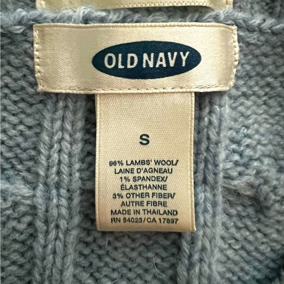 Old Navy Women’s Small blue wool sweater - Picture 2 of 2